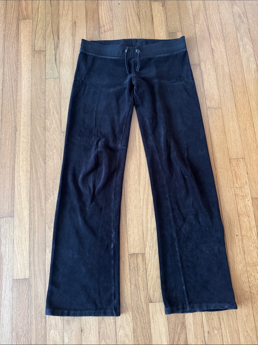 Juicy Couture Black Velour Lounge Pants